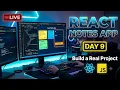 LIVE React Notes App Part 2 Day 9 Live Coding
