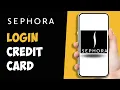 How to Login Sephora Credit Card Sephora Credit Card Sign In Tutorial