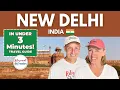 Three Minutes of New Delhi India