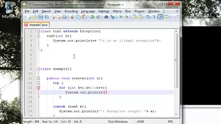 Learn Java in Hindi 32 User Defined Exceptions