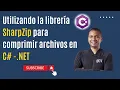 Utilizando la libreria SharpZip para comprimir archivos en C - NET
