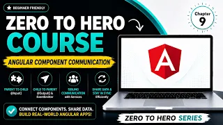 Angular Input Output Explained Parent Child Component Communication Angular Zero to Hero