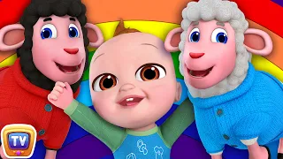 baa baa black sheep song colors of the rainbow chuchu tv toddler learning videos babytaku