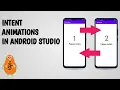 Play animation while changing activity in android studio Animatoo library papaya coders