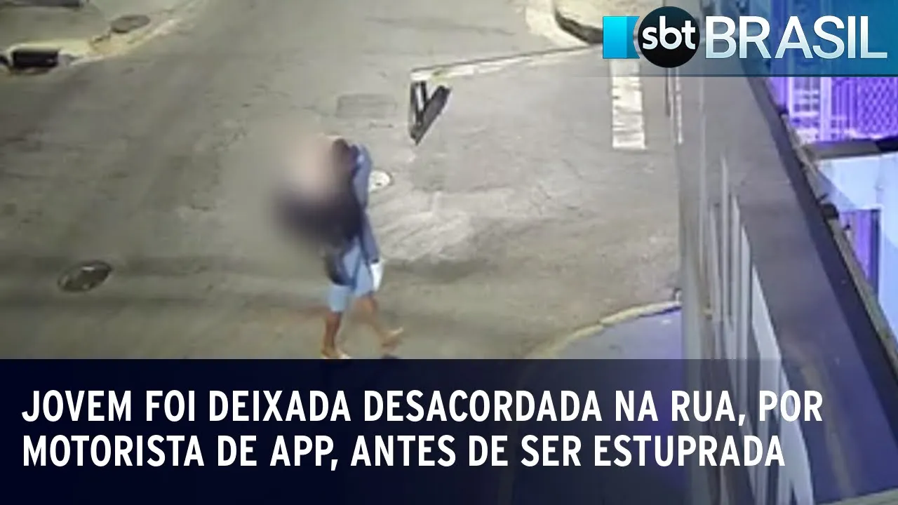 Jovem foi deixada desacordada na rua antes de ser estuprada | SBT Brasil (31/07/23)