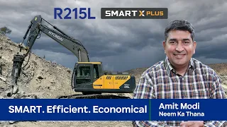 50 Years in Mining: Why Amit Modi Trusts Hyundai R215L SMART X Plus Excavator, Breaker & Coupler