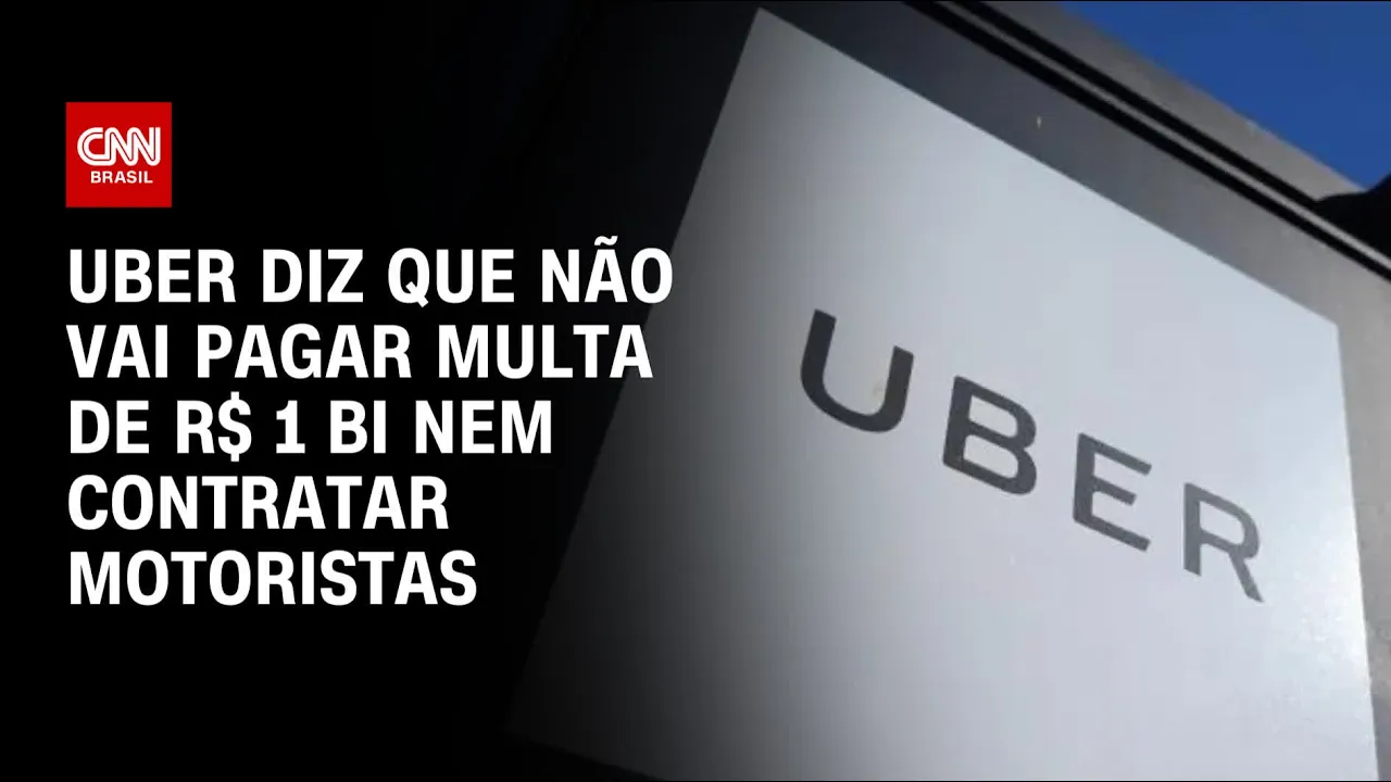 Uber diz que não vai pagar multa de R$ 1 bi nem contratar motoristas | CNN PRIME TIME