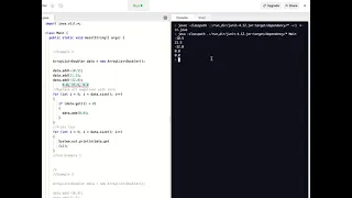 Example walkthrough helping a student debug a Java ArrayList Conceptual Misunderstanding