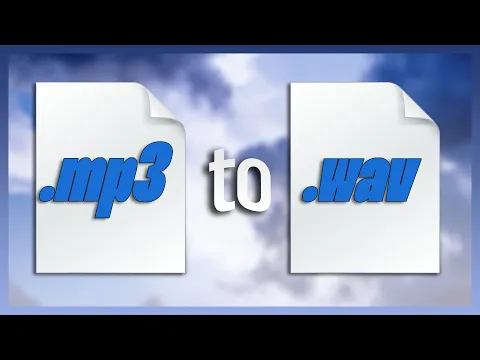 Download MP3 How to Convert MP3 to WAV