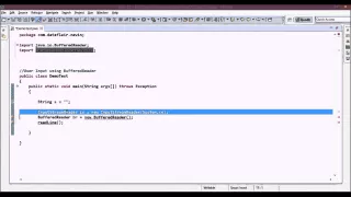 Java File Handling - BufferedReader Class