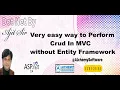 Crud operation in Asp net C without Entity Framework