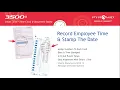 Pyramid Time Systems 3500ss Smart Site Time Clock and Document Stamp