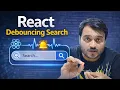 Day - React Debouncing Optimized Search React NextJS Tutorial for Beginners in Hindi