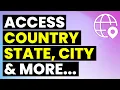 Get User Location Country State City with Free Unlimited API Access PHP JavaScript