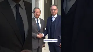 Chinese Foreign Minister Meets Belgian PM On Europe Tour 