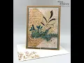 Stampin Up Nature s Symphony Botanical Glow Nature Walk Classic Greetings Hot Foil Thank You