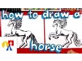 How To Draw A Realistic Horse Part 1