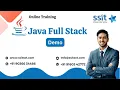 Java Full Stack Online Training Demo 2024