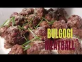 Everyday Korean - Bulgogi Meatballs