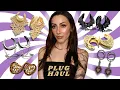 huge 00g plug haul stone spooky gold more for stretched ears