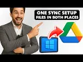 Lagu Hoe u GOOGLE DRIVE AUTOMATISCH kunt SYNCHRONISEREN met WINDOWS-BESTANDEN en -MAPPEN