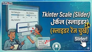 Tkinter Scale Slider Tutorial Learn to Select Range Hindi Podcast 14