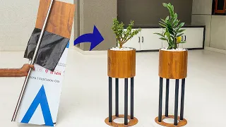 Turn Wooden sheet to Modern Planters !