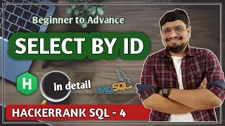 SELECT BY ID Problem Solution Solutions of HACKERRANK SQL Problems PART 4