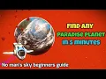 Find a paradise planet in 5 minutes No man s sky