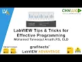 LabVIEW Tips and Tricks for Effective Programming Mohamed T CHNLUG