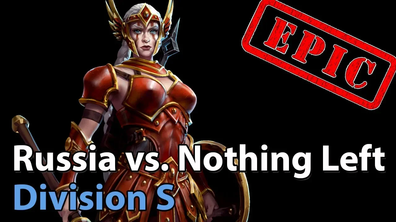 ► EPIC Heroes of the Storm: Team Russia vs. Nothing Left - Division S - Heroes Lounge