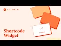 Elementor Shortcode Widget Tutorial 2021