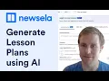 NEWSELA Generate Lessons with Luna