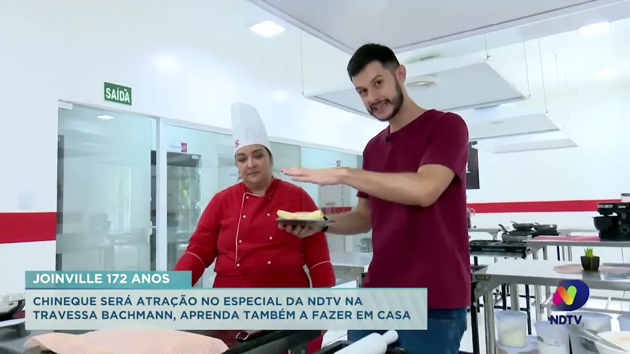 Joinville 172 anos: chineque será atração no especial da NDTV na Travessa Bachmann