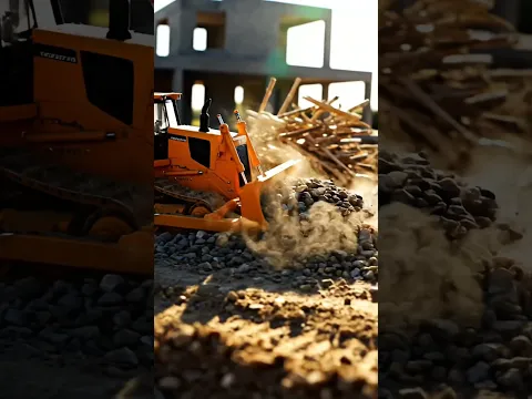 RC Bulldozer vs Nature: Unbelievable Stop Motion! 🚜
