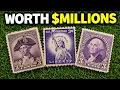 3 U S Stamps Worth MILLIONS 1932 Washington 1954 Liberty Stamp Value Today