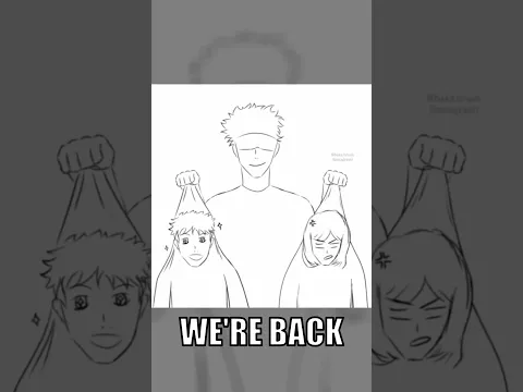 Gojo Takes His Students on a PEAK Adventure Animated by baka.brush (IG) #jujutsukaisen #peak