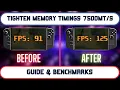 LEGION GO Memory Timings boost guide benchmarks
