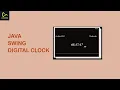 Digital Clock in java