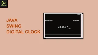 Digital Clock in java
