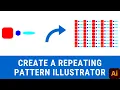 How To Create a Repeating Pattern or Grid in Adobe Illustrator - 2 Minutes