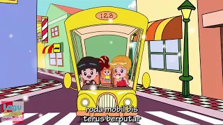 Roda Mobil Bis Berputar Wheels on the bus   Lagu Anak Indonesia