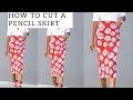 How to Make a Pencil Skirt Pattern Beginners friendly Tutorial