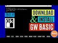 How to download and install GW BASIC in windows 7 8 10 In Hindi