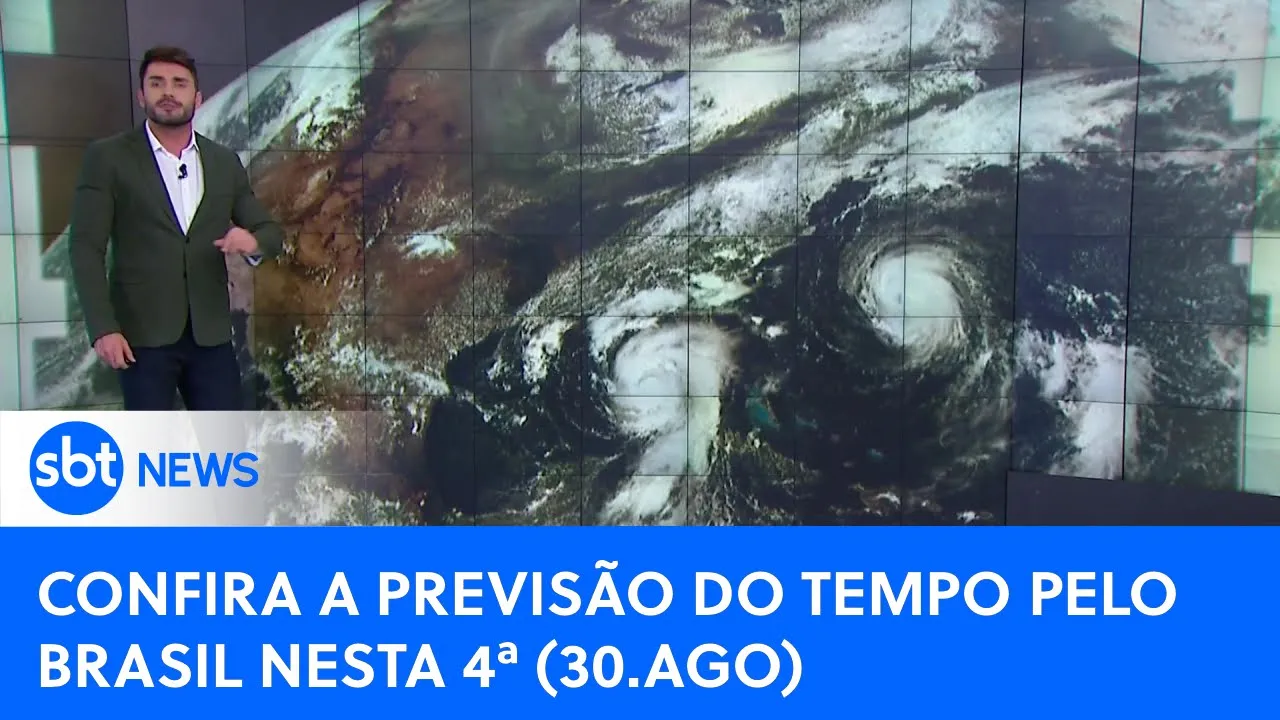 Brasil tem um aumento na média das temperaturas máximas | #SBTNewsnaTV(30/08/23)