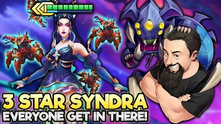 3 Star Syndra - Perfect Way to End Set 8!! | TFT Monsters Attack | Teamfight Tactics