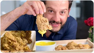 طيب جاي أقولك علي تكه في الدبابيس المقرمشة هاتخليها مستويه ١٠٠ وصوص جبنه شغل عالي 