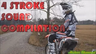 4 stroke sound compilation motard cross u0026 enduro