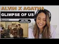 Download Lagu Agatha Chelsea \u0026 Alvin Jo - glimpse of us (Joji - Cover) - Live Session | REACTION!!