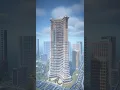 Building a Modern Skyscraper Hotel in Minecraft! #minecraftbuild